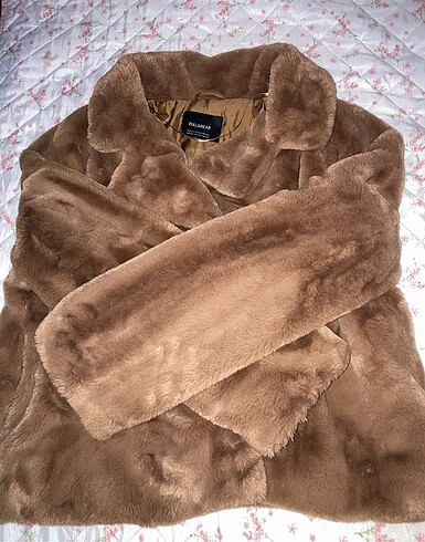 Pull and Bear Pull&Bear Suni kürk ceket