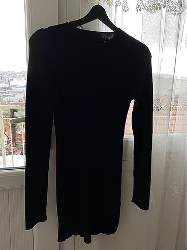 Pull and Bear Kısa triko elbise ????
