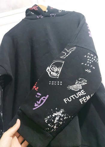H&M Kapüşonlu Sweatshirt
