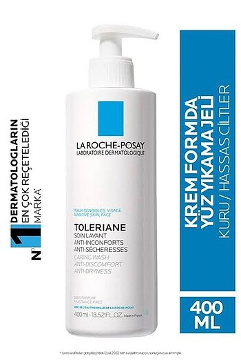 La Roche Posay Toleriane Caring Wash Temizleyici Jel 400 ml