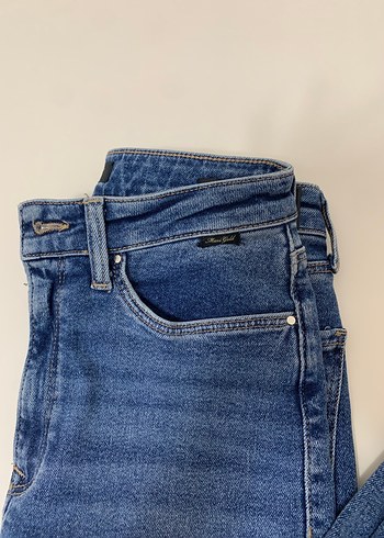 36 Beden mavi Renk Mavi Kadın Denim Kot Pantolon
