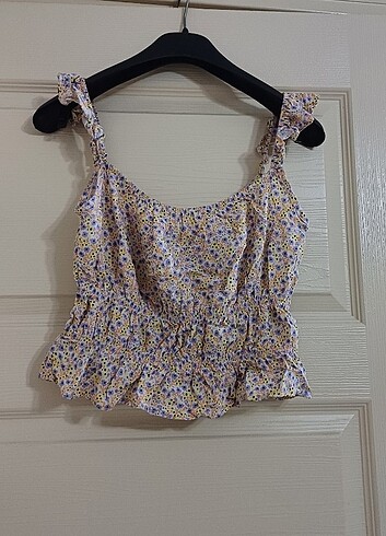 Koton Çiçek desenli crop