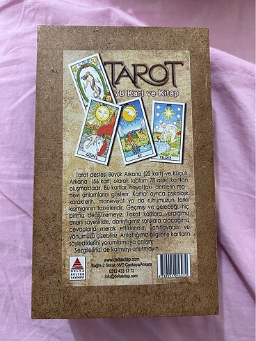  Beden Renk tarot kartları