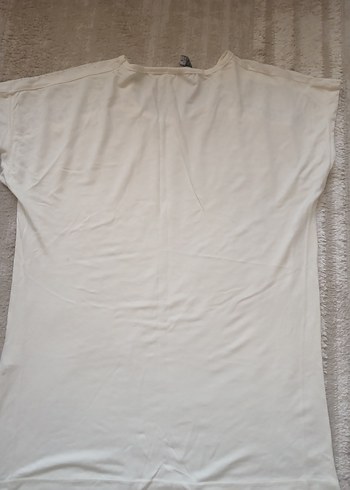 Dantel Detaylı Beyaz Kadın Tişört - Görsel 5