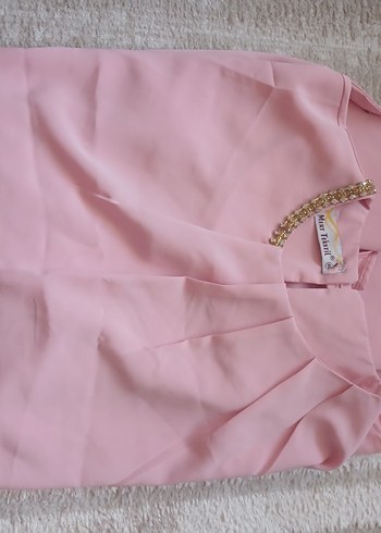 Önü pileli kadın bluz - Görsel 7