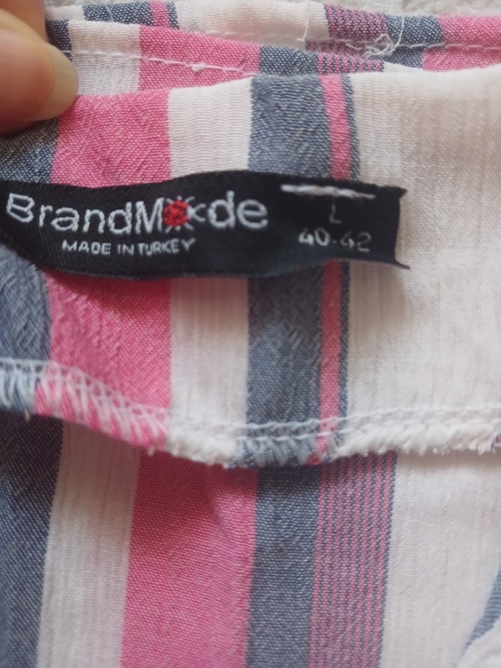 Bohem Tarz Uzun Kollu Çizgili Bluz - Görsel 5