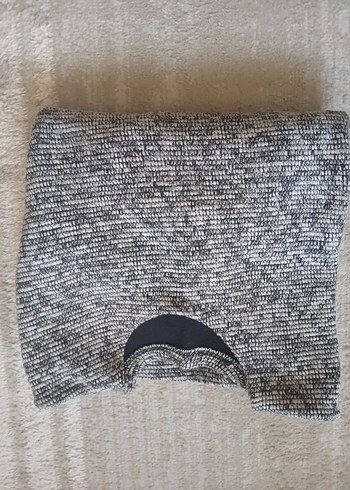 Gri Örgü Kadın Uzun Kollu Kazak - Görsel 6