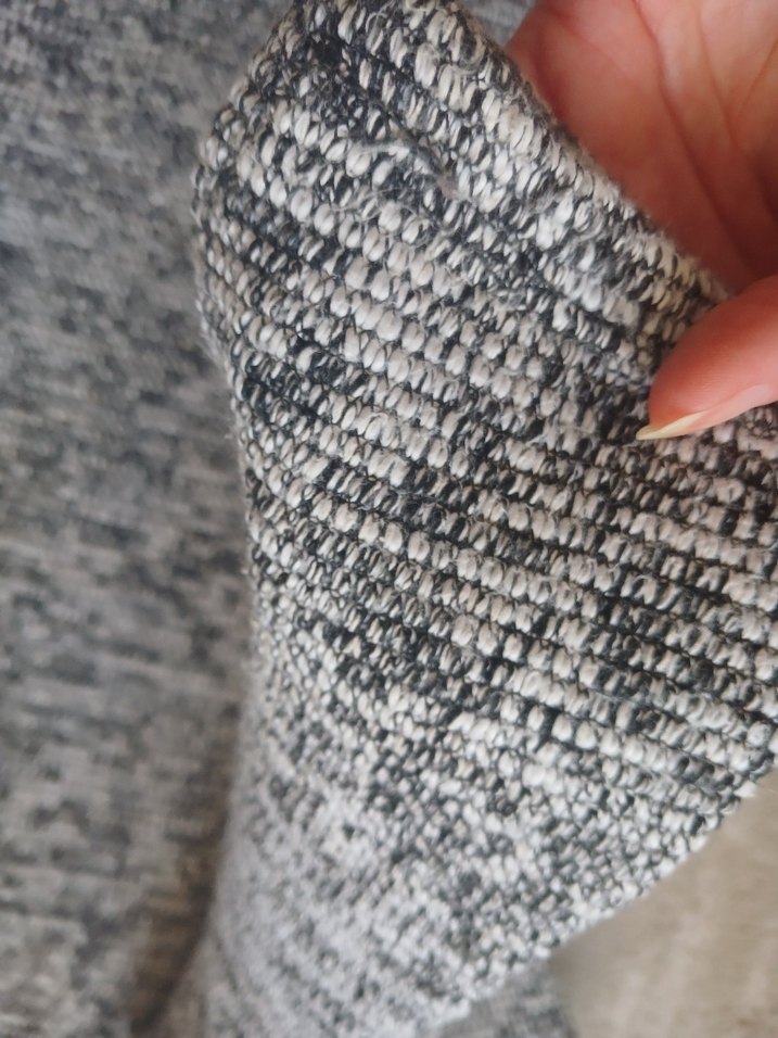 Gri Örgü Kadın Uzun Kollu Kazak - Görsel 4