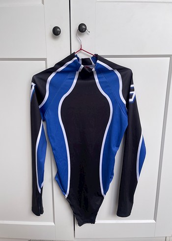 Mavi Uzun Kollu body - Görsel 3