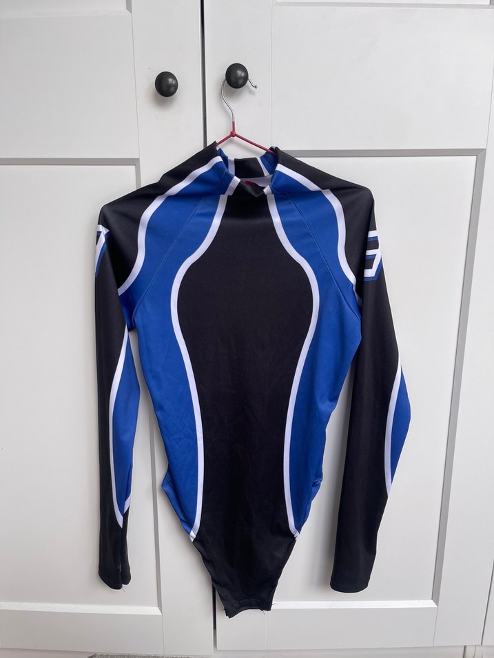 Mavi Uzun Kollu body - Görsel 3