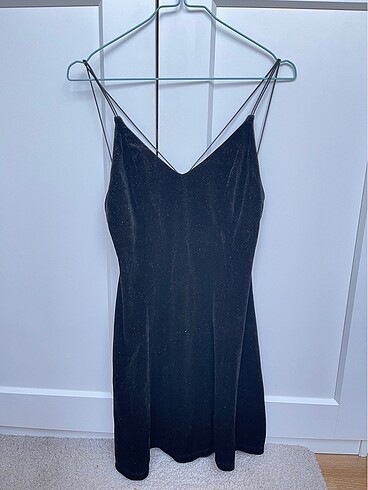 Zara H&M siyah elbise