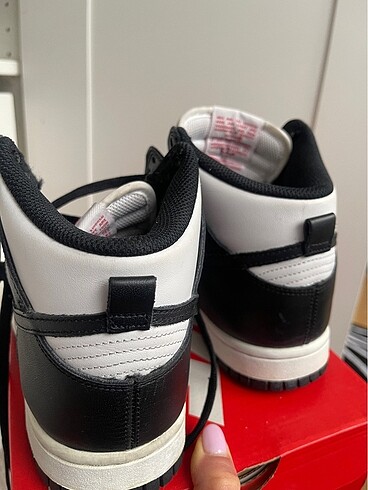 38 Beden NIKE DUNK high PANDA original ORJINAL