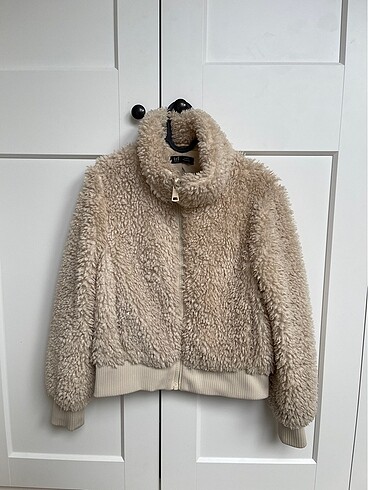 ZARA TEDDY CEKET KREM
