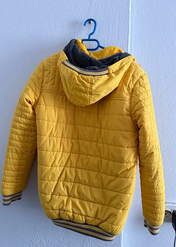 LC Waikiki Sarı Erkek Çocuk Fermuarlı Mont