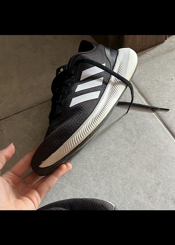 Erkek Siyah Laced Spor Ayakkabı - Görsel 2