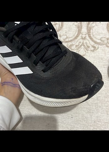 Erkek Siyah Laced Spor Ayakkabı - Görsel 3