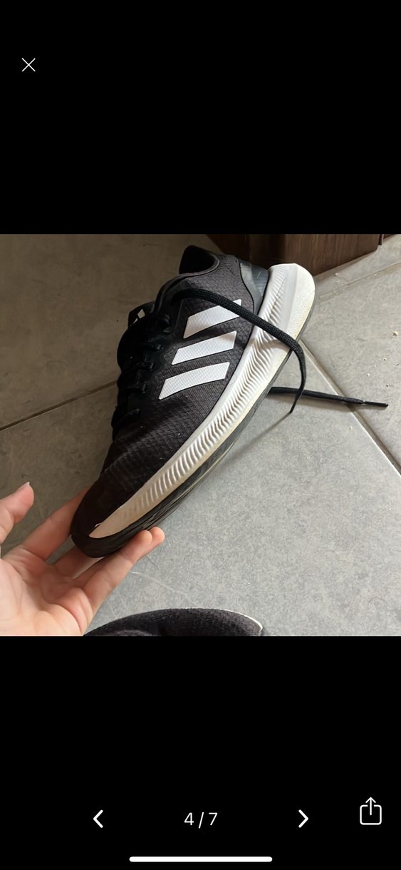 Erkek Siyah Laced Spor Ayakkabı - Görsel 2