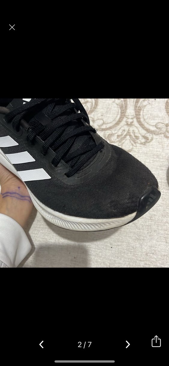 Erkek Siyah Laced Spor Ayakkabı - Görsel 3