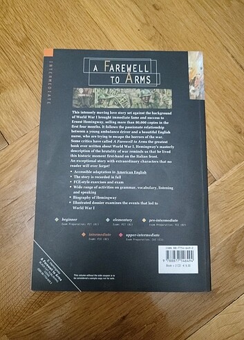  A Farewell to arms İngilizce kitap