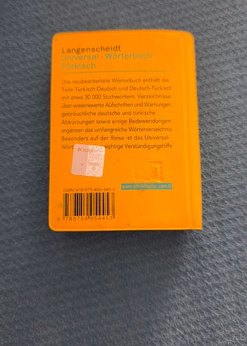 Langenscheidt Türkçe-Almanca Sözlük - Görsel 3