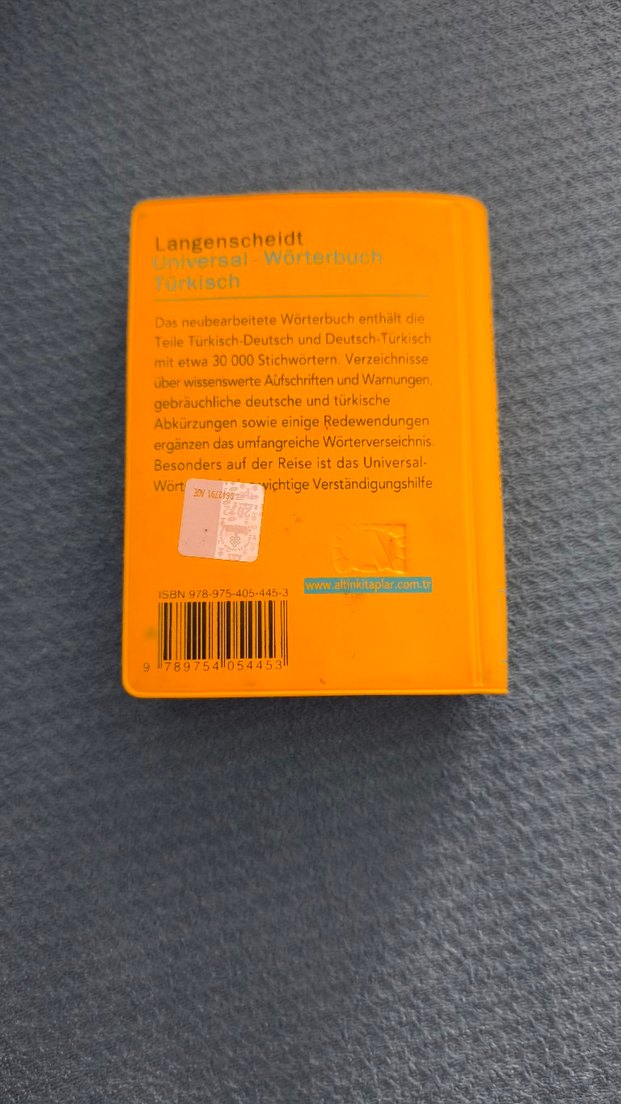 Langenscheidt Türkçe-Almanca Sözlük - Görsel 3