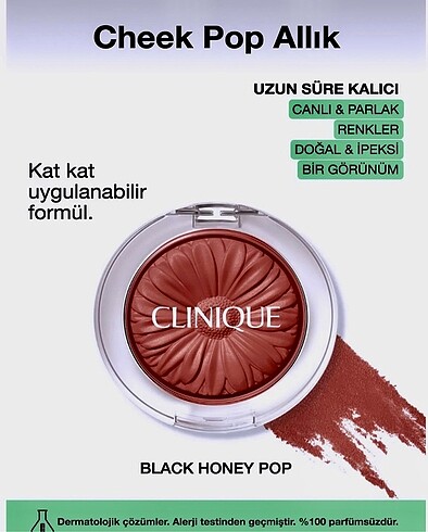  Beden CLİNİQUE ALLIK