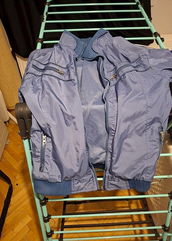 Gri Fermuarlı Erkek Ceket - Görsel 3