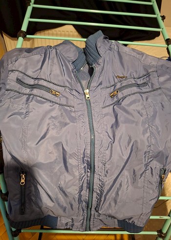 Gri Fermuarlı Erkek Ceket - Görsel 2