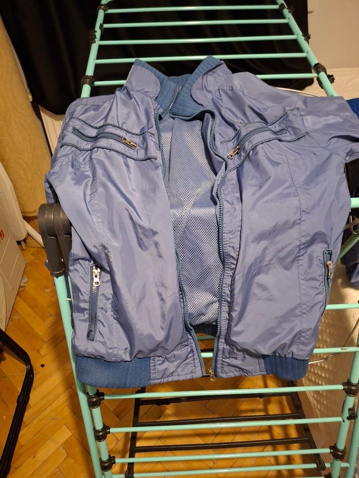 Gri Fermuarlı Erkek Ceket - Görsel 3