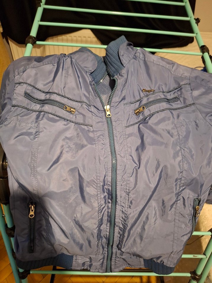 Gri Fermuarlı Erkek Ceket - Görsel 2