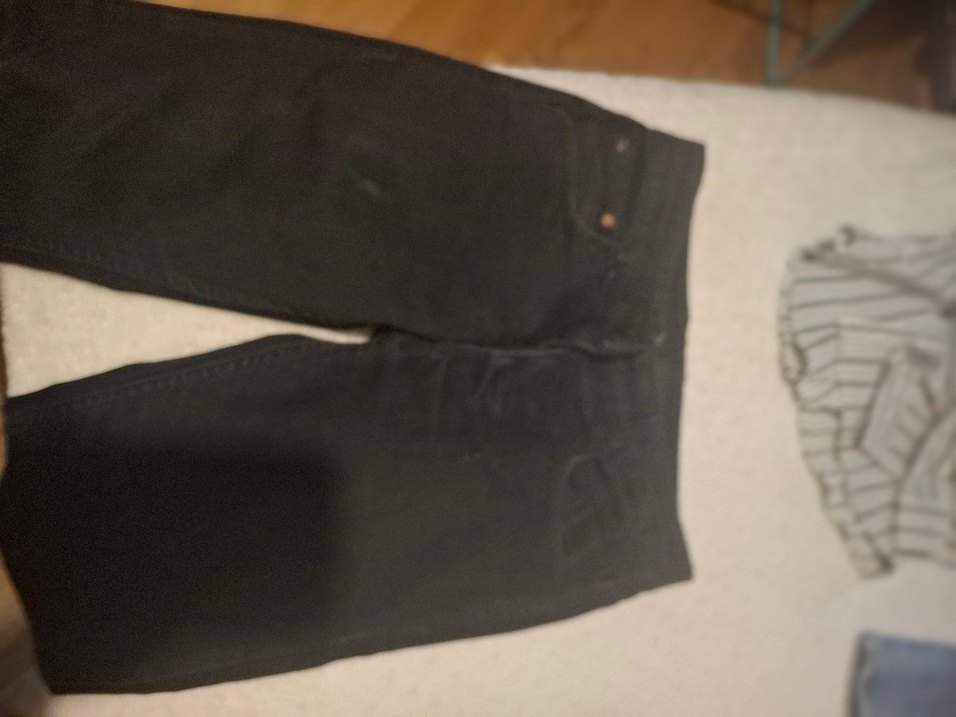 Kemerli Siyah Regular Fit erkek  Kot Pantolon - Görsel 4