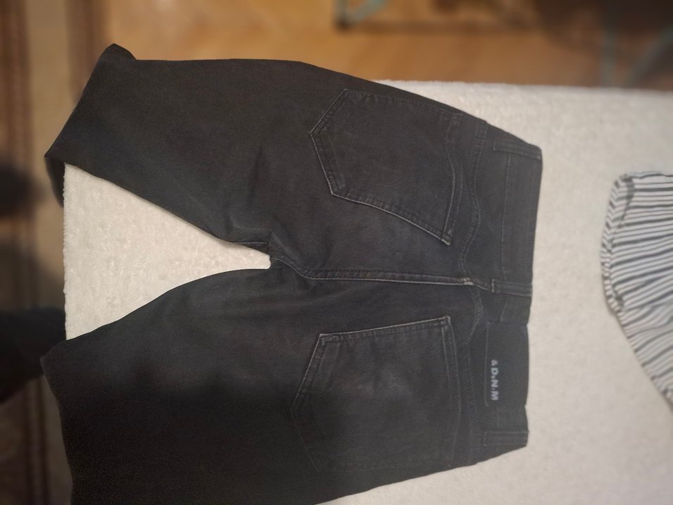 Kemerli Siyah Regular Fit erkek  Kot Pantolon - Görsel 2