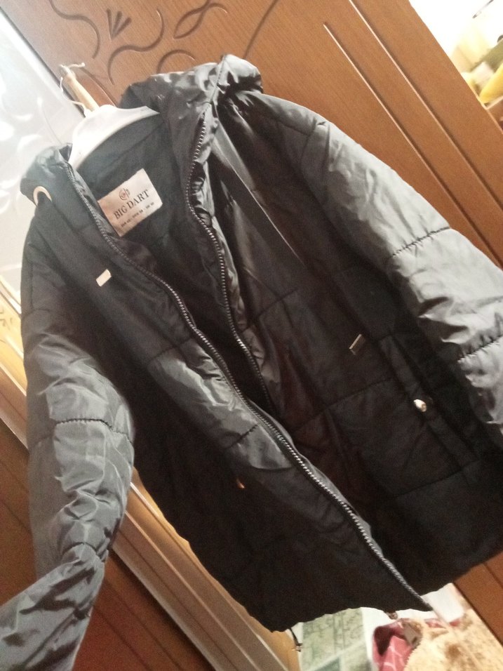 Siyah Kadın Günlük Mont - Görsel 5