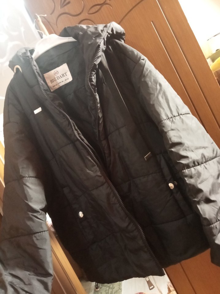 Siyah Kadın Günlük Mont - Görsel 2