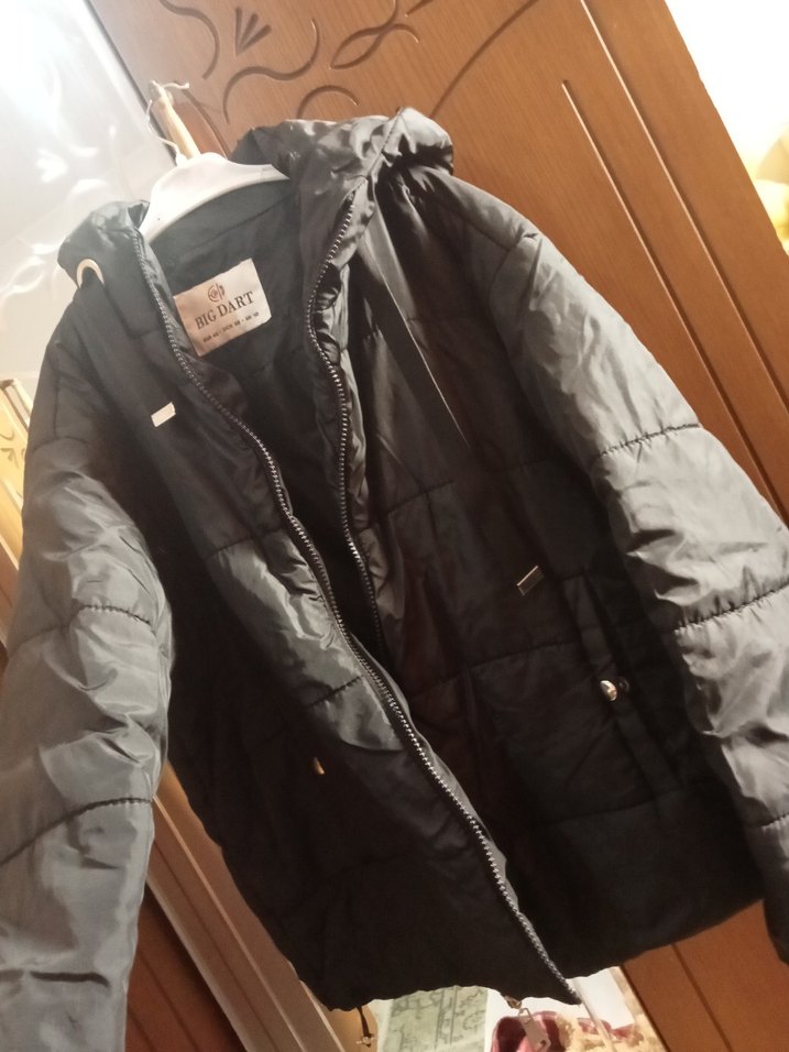 Siyah Kadın Günlük Mont - Görsel 4