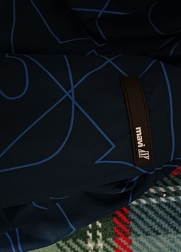 Mavi jeans kadın uzun yağmurluk