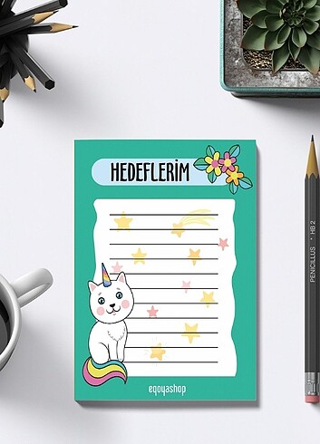 Planner/Organizasyon Seti/Defter/Ajanda/Resimli Defter/Not Defte
