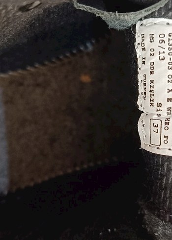 Siyah Bağcıklı DERİ BOT 37 - Görsel 9