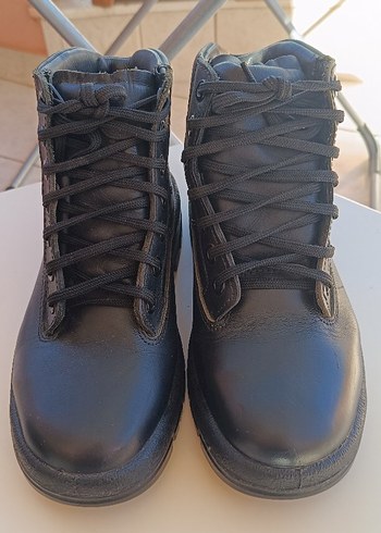 Siyah Bağcıklı DERİ BOT 37 - Görsel 2