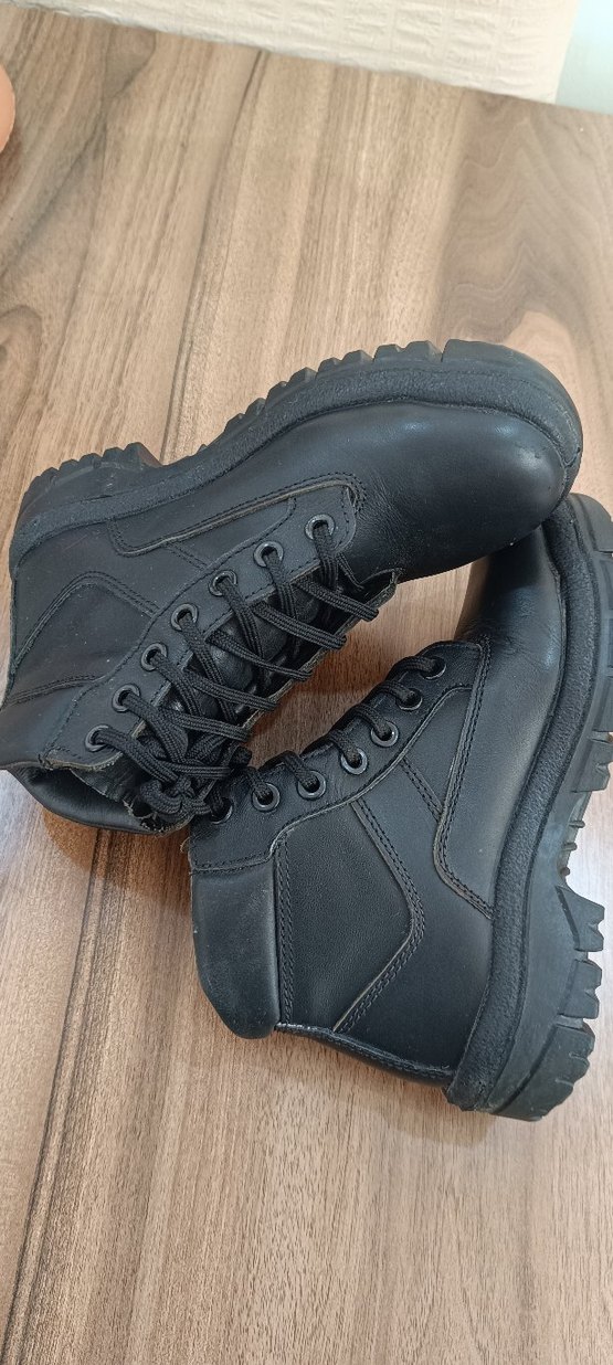 Siyah Bağcıklı DERİ BOT 37 - Görsel 4