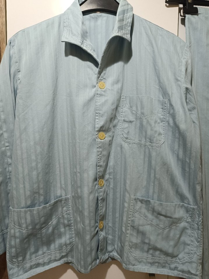 Düğmeli Erkek Gri Pijama Takımı 50 - Görsel 3