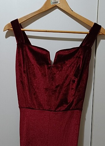 m Beden ELLO marka Bordo Şık Tulum S/M