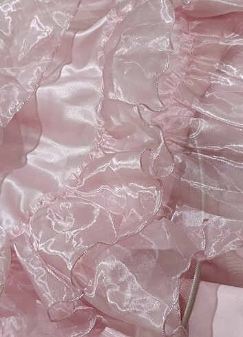 İNDİRİM de Kız çocuk Tüllü saten abiye 8-9 yaş - Görsel 11