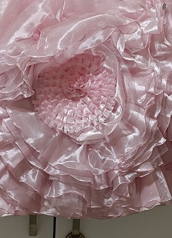 İNDİRİM de Kız çocuk Tüllü saten abiye 8-9 yaş - Görsel 14