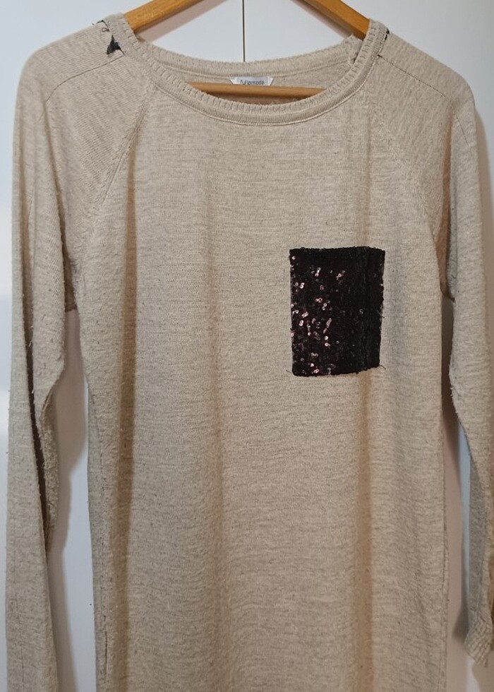 İndirim De Triko elbise cepli fullamoda - Görsel 4