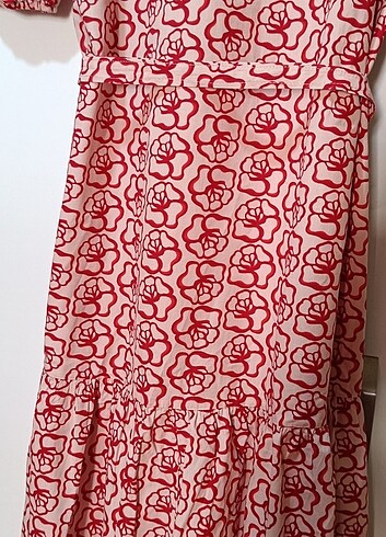 mybukle volanlı uzun elbise M/L uyumlu - Görsel 8