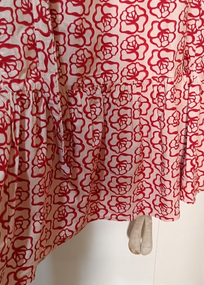 mybukle volanlı uzun elbise M/L uyumlu - Görsel 4