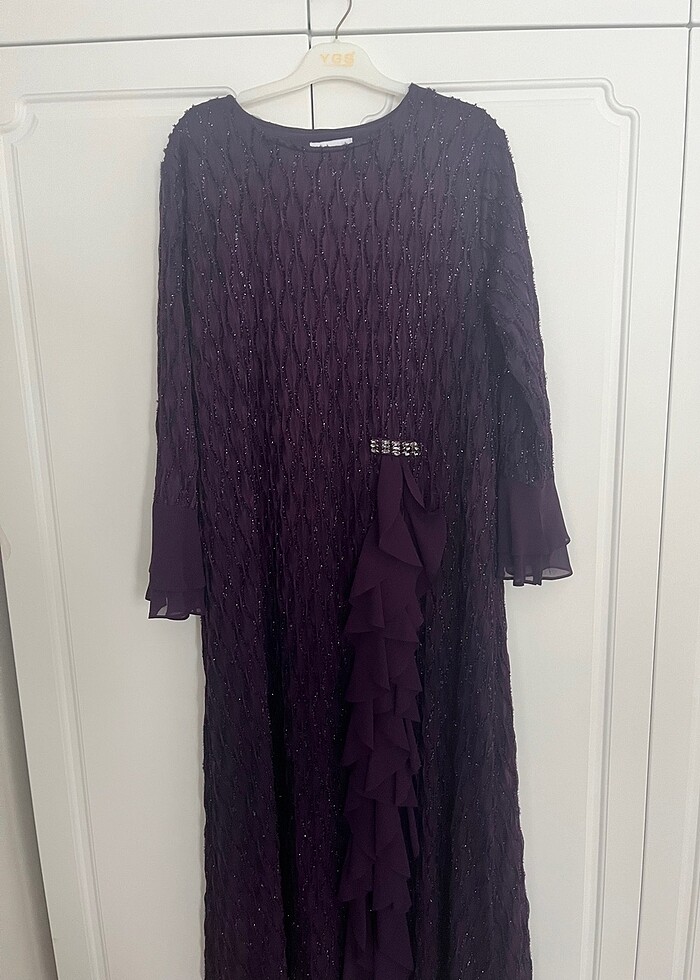 50 beden kadın abiyesi - Görsel 4