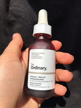 The Ordinary kırmızı peeling