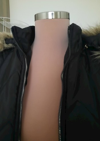 Kürklü Siyah Kadın Yelek - Görsel 11